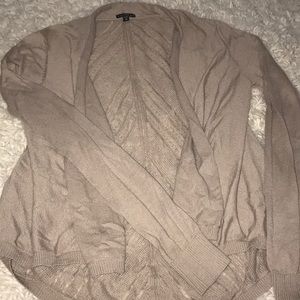 Tan EXPRESS cardigan